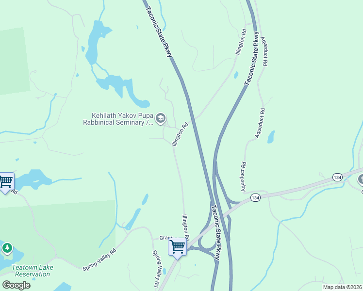 map of restaurants, bars, coffee shops, grocery stores, and more near 133-469 Illington Road in Ossining