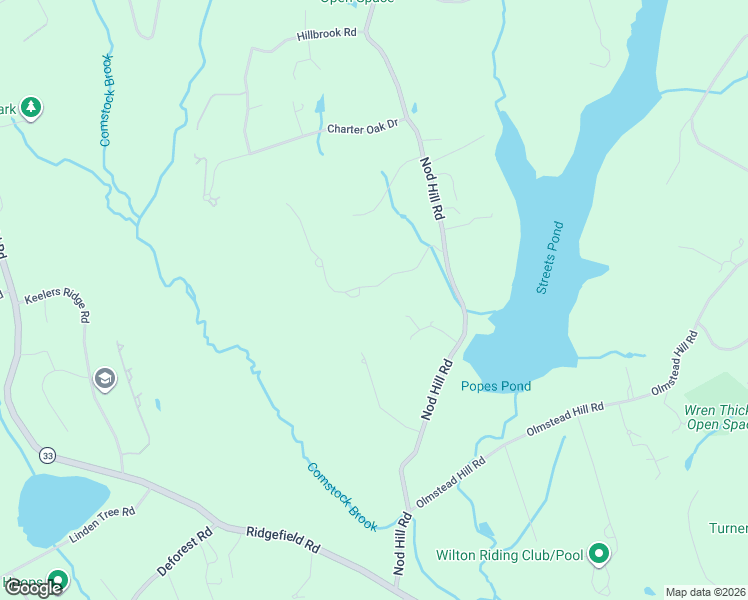 map of restaurants, bars, coffee shops, grocery stores, and more near 37 Ryders Lane in Wilton