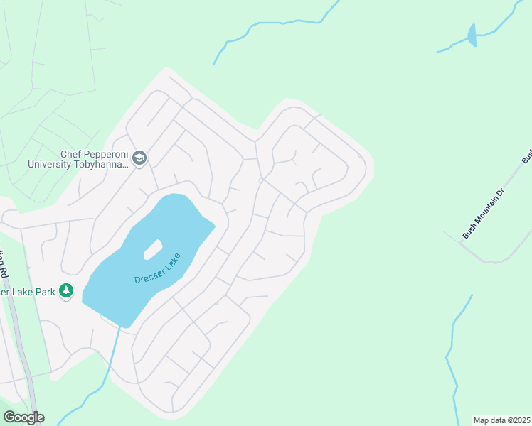 map of restaurants, bars, coffee shops, grocery stores, and more near 1123 Knollwood Drive in Tobyhanna