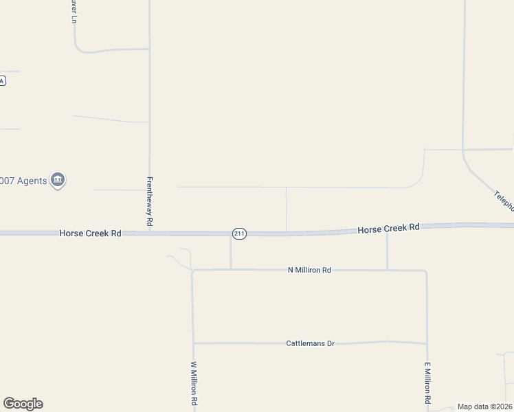 map of restaurants, bars, coffee shops, grocery stores, and more near 10817 Horse Creek Lane in Cheyenne