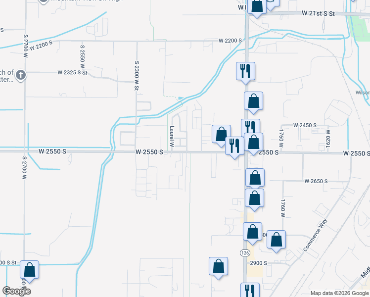 map of restaurants, bars, coffee shops, grocery stores, and more near 2111 Sego Street in West Haven