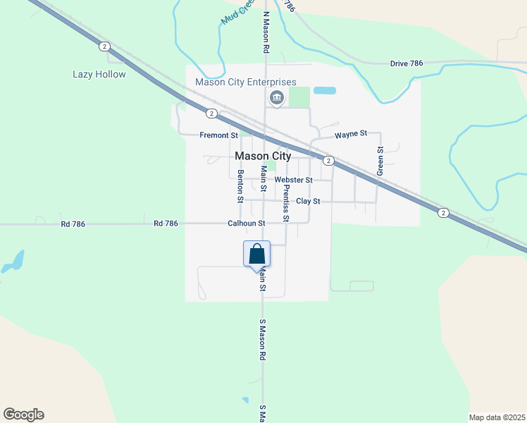 map of restaurants, bars, coffee shops, grocery stores, and more near 750 Main Street in Mason City