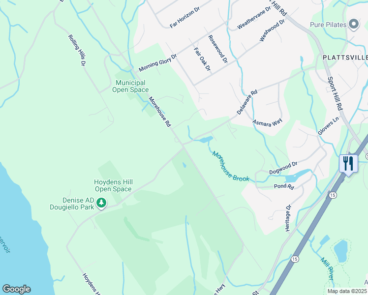 map of restaurants, bars, coffee shops, grocery stores, and more near 132 Morehouse Highway in Easton