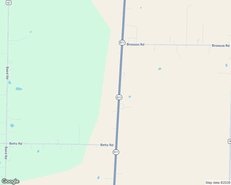 map of restaurants, bars, coffee shops, grocery stores, and more near 18240 Ohio 511 in Wellington