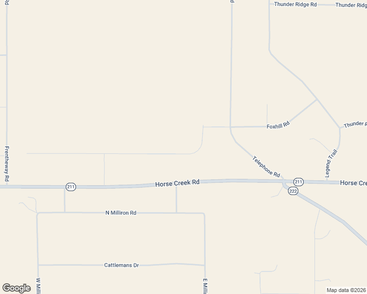 map of restaurants, bars, coffee shops, grocery stores, and more near 6540 Horse Creek Road in Cheyenne