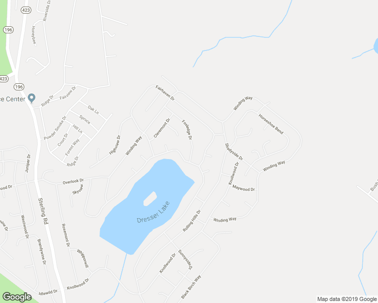map of restaurants, bars, coffee shops, grocery stores, and more near 1605 Foxledge Drive in Tobyhanna