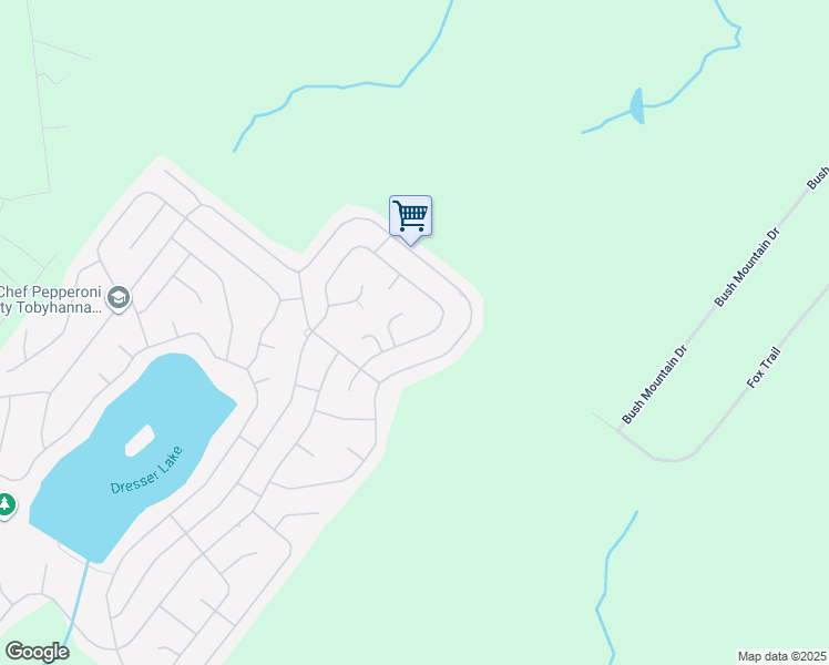 map of restaurants, bars, coffee shops, grocery stores, and more near 1916 Horseshoe Bend in Tobyhanna