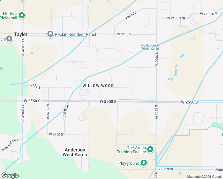 map of restaurants, bars, coffee shops, grocery stores, and more near 3781 West 2475 South in Ogden