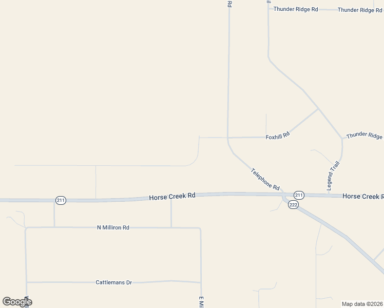 map of restaurants, bars, coffee shops, grocery stores, and more near 6540 Horse Creek Road in Cheyenne