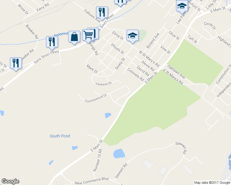 map of restaurants, bars, coffee shops, grocery stores, and more near 200 Woodview Road in Wilkes-Barre
