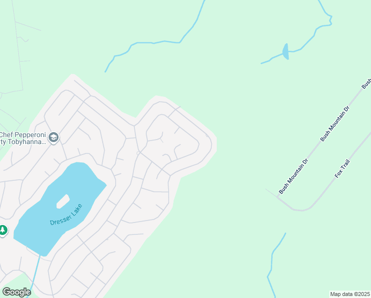 map of restaurants, bars, coffee shops, grocery stores, and more near 1689 Midwood Terrace in Tobyhanna