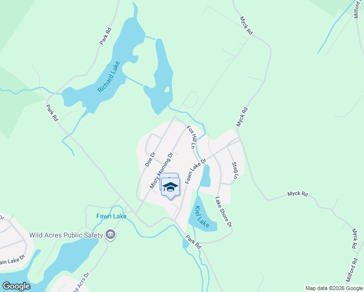 map of restaurants, bars, coffee shops, grocery stores, and more near 135 Misty Morning Dr in Dingmans Ferry