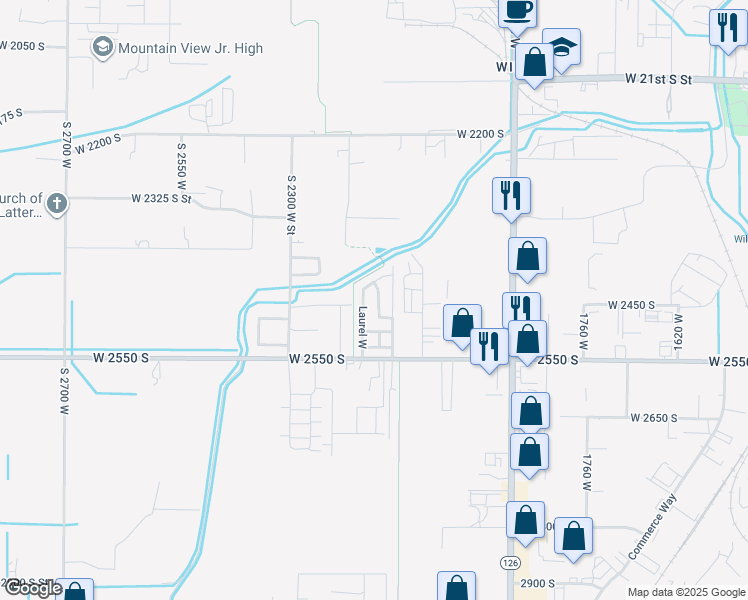 map of restaurants, bars, coffee shops, grocery stores, and more near 2455 Gilmour Street in West Haven