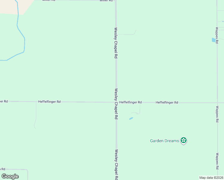 map of restaurants, bars, coffee shops, grocery stores, and more near 15017 Wesley Chapel Road in Churubusco