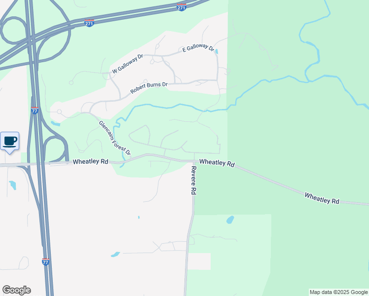 map of restaurants, bars, coffee shops, grocery stores, and more near 3379 Buckhaven Drive in Richfield
