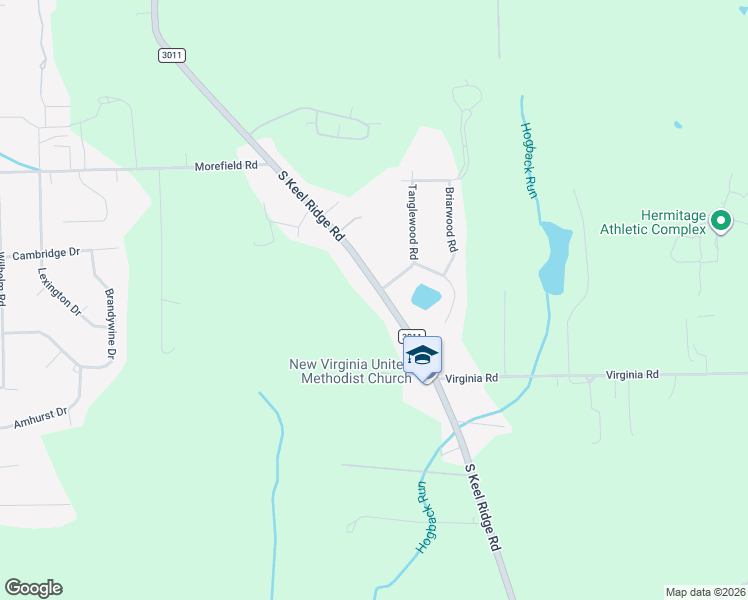 map of restaurants, bars, coffee shops, grocery stores, and more near 880 South Keel Ridge Road in Hermitage