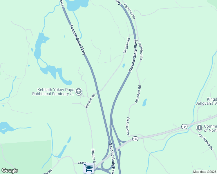 map of restaurants, bars, coffee shops, grocery stores, and more near 376 Illington Road in Ossining