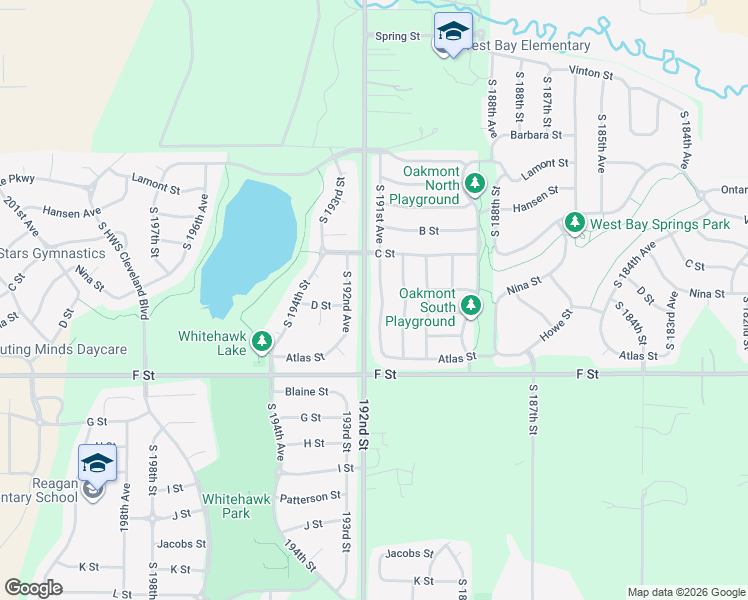 map of restaurants, bars, coffee shops, grocery stores, and more near 3909 South 191st Avenue in Omaha