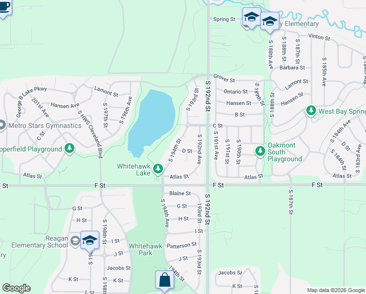 map of restaurants, bars, coffee shops, grocery stores, and more near 3906 193rd Circle in Omaha