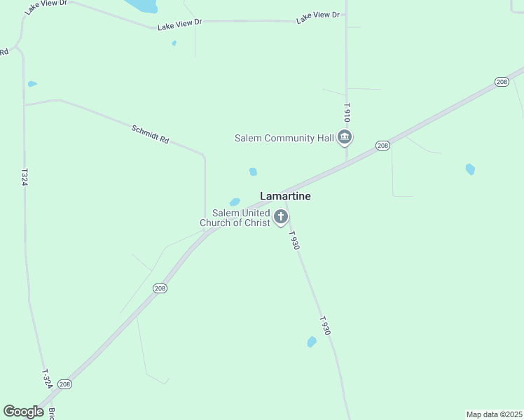 map of restaurants, bars, coffee shops, grocery stores, and more near in Lamartine