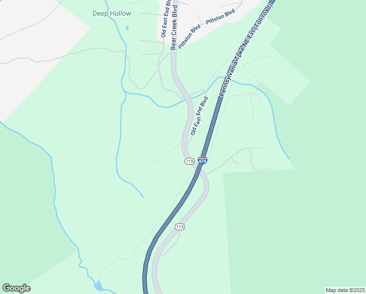 map of restaurants, bars, coffee shops, grocery stores, and more near 2000 Bear Creek Boulevard in Wilkes-Barre
