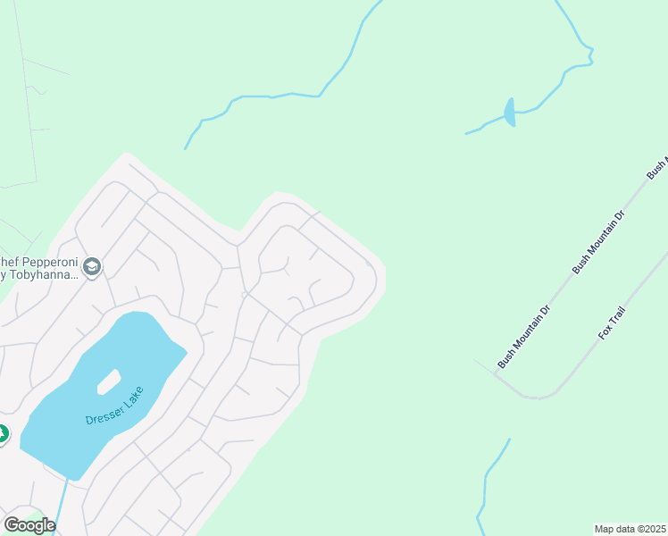 map of restaurants, bars, coffee shops, grocery stores, and more near 1689 Midwood Terrace in Tobyhanna