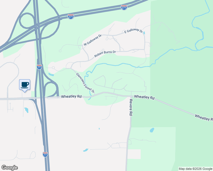 map of restaurants, bars, coffee shops, grocery stores, and more near 3564 Scotswood Circle in Richfield