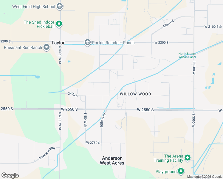 map of restaurants, bars, coffee shops, grocery stores, and more near 2460 4000 West in West Haven