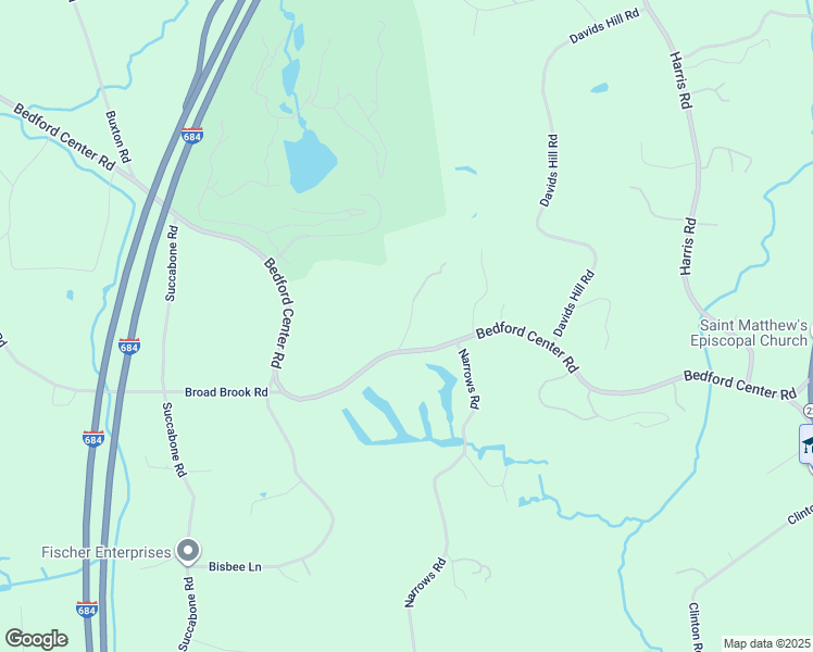 map of restaurants, bars, coffee shops, grocery stores, and more near 345 Bedford Center Road in Bedford Hills