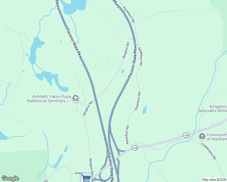map of restaurants, bars, coffee shops, grocery stores, and more near 376 Illington Road in Ossining