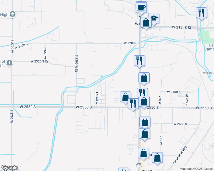 map of restaurants, bars, coffee shops, grocery stores, and more near 2432 Andover Street in West Haven