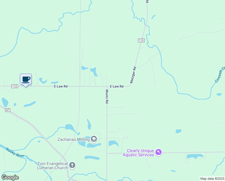 map of restaurants, bars, coffee shops, grocery stores, and more near 1921 Muntz Road in Valley City