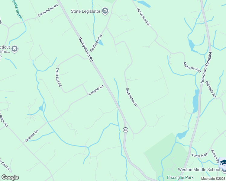 map of restaurants, bars, coffee shops, grocery stores, and more near 20 Langner Lane in Weston
