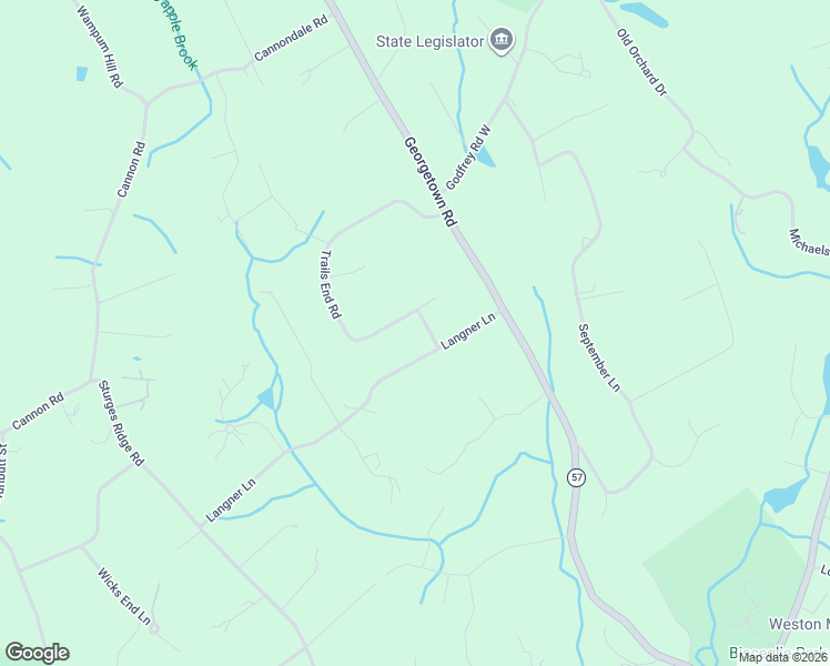 map of restaurants, bars, coffee shops, grocery stores, and more near 21 Trails End Road in Weston