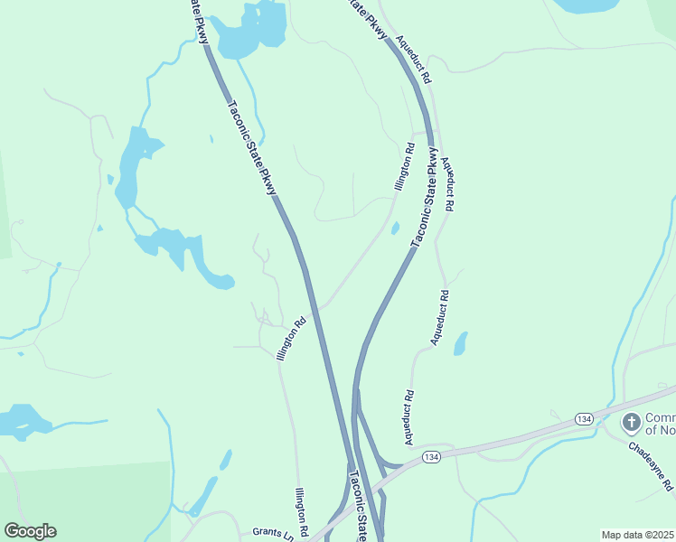 map of restaurants, bars, coffee shops, grocery stores, and more near 1153 Estates Drive in Ossining