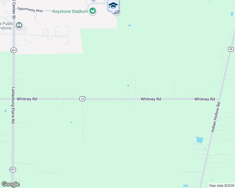 map of restaurants, bars, coffee shops, grocery stores, and more near 40260 Whitney Road in LaGrange