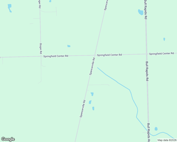 map of restaurants, bars, coffee shops, grocery stores, and more near 14615 Spencerville Road in Grabill