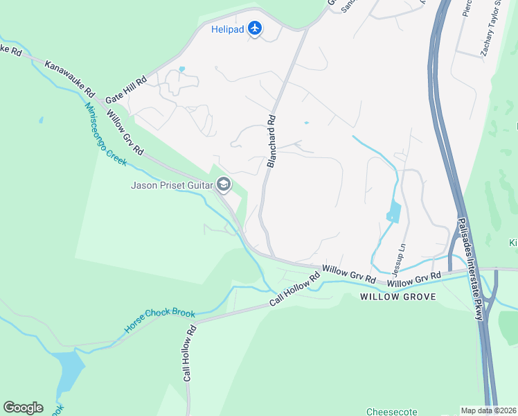 map of restaurants, bars, coffee shops, grocery stores, and more near 19 Blanchard Road in Stony Point