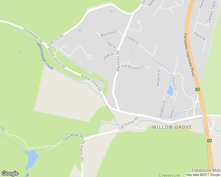 map of restaurants, bars, coffee shops, grocery stores, and more near 19 Blanchard Road in Stony Point