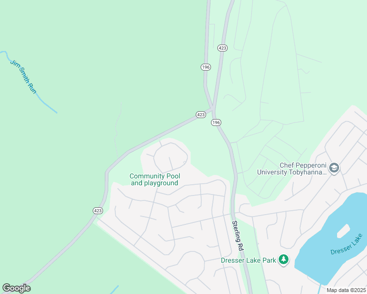 map of restaurants, bars, coffee shops, grocery stores, and more near 9665 Stony Hollow Cir in Tobyhanna