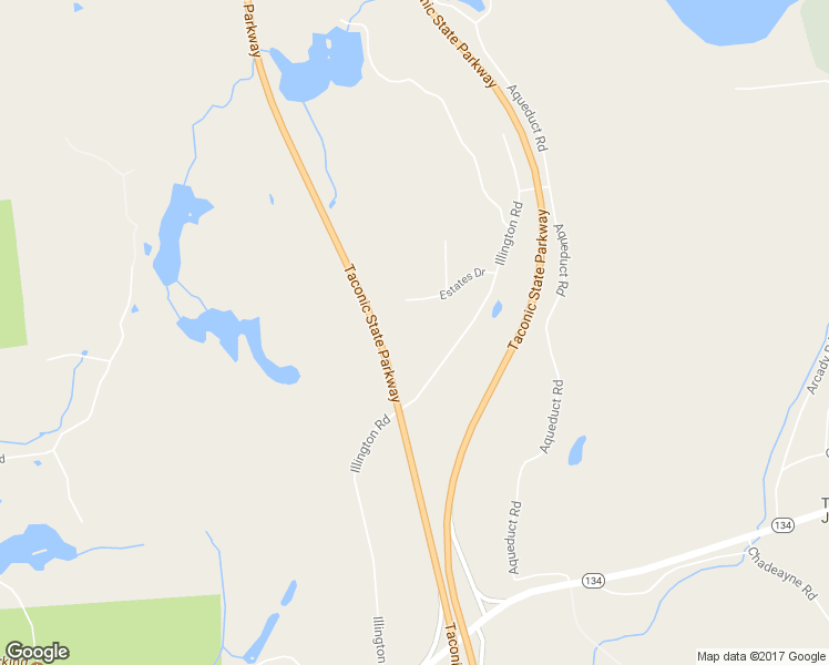 map of restaurants, bars, coffee shops, grocery stores, and more near 1153 Estates Drive in Ossining