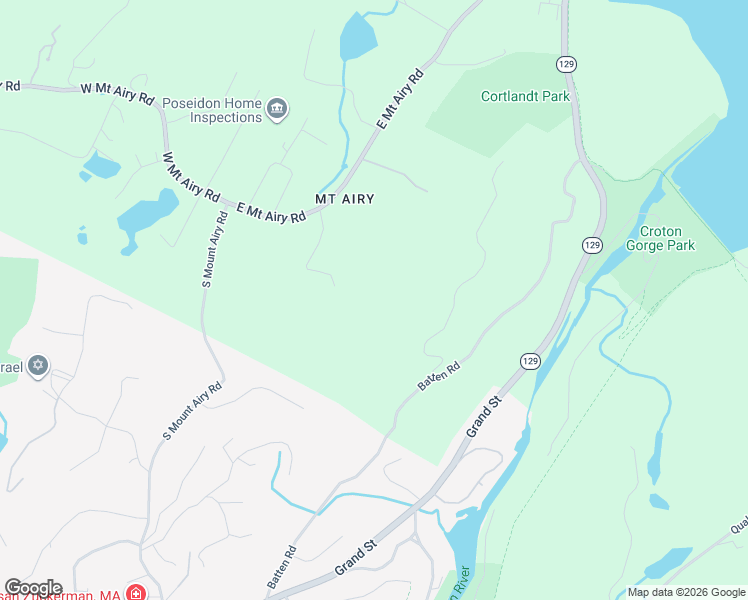 map of restaurants, bars, coffee shops, grocery stores, and more near 18 Bramblebush Road in Croton-on-Hudson