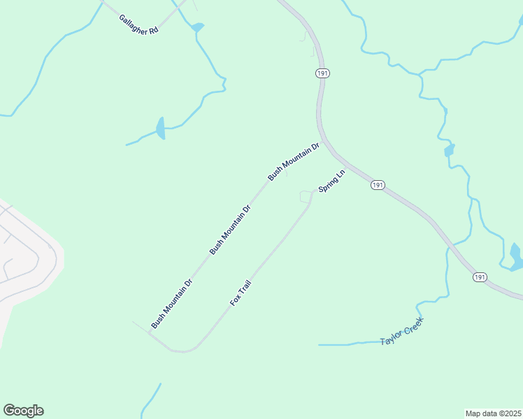 map of restaurants, bars, coffee shops, grocery stores, and more near 163 Bush Mountain Drive in Monroe County