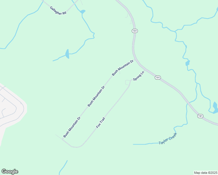 map of restaurants, bars, coffee shops, grocery stores, and more near 163 Bush Mountain Drive in Monroe County