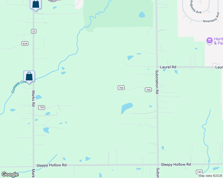 map of restaurants, bars, coffee shops, grocery stores, and more near 1872 Limerick Lane in Brunswick