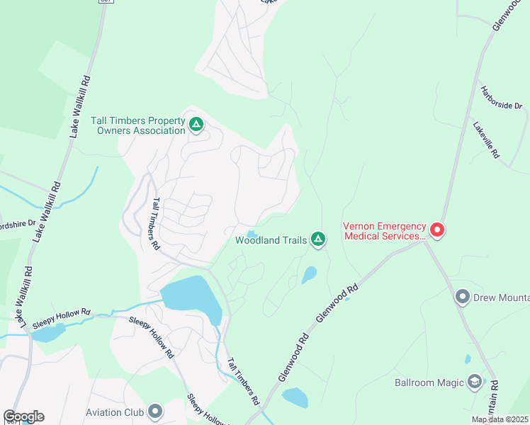 map of restaurants, bars, coffee shops, grocery stores, and more near 44 Sycamore Circle in Sussex