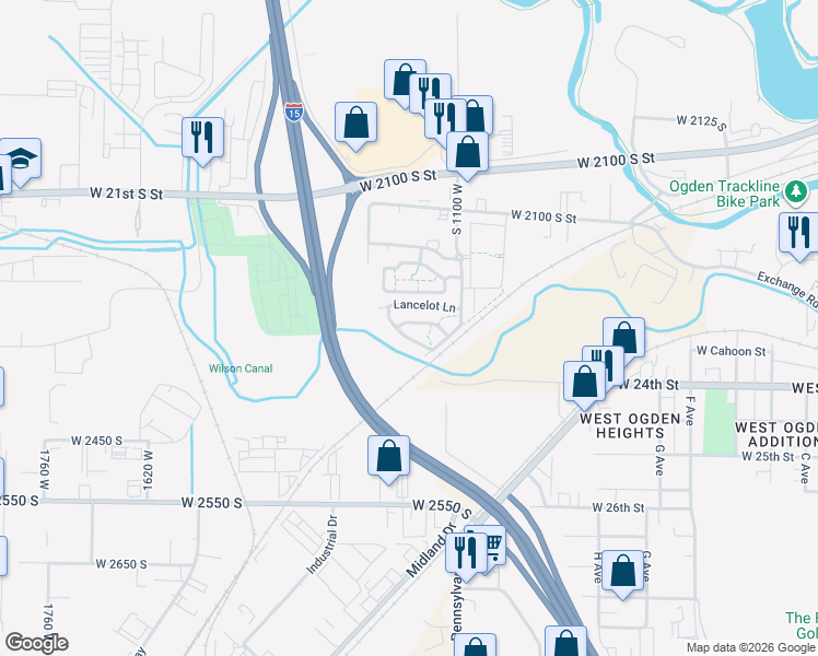 map of restaurants, bars, coffee shops, grocery stores, and more near 1157 Excalibur Way in West Haven