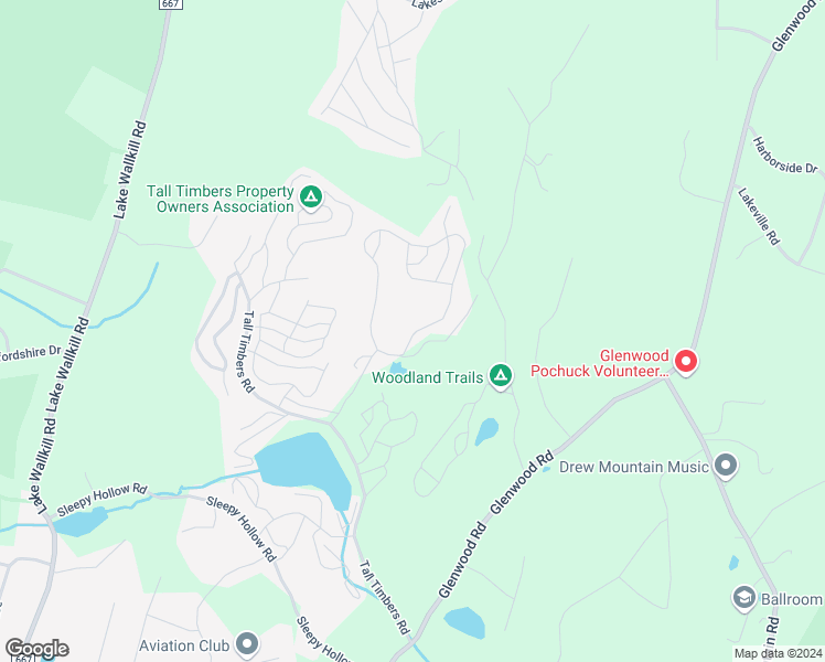 map of restaurants, bars, coffee shops, grocery stores, and more near 44 Sycamore Circle in Sussex