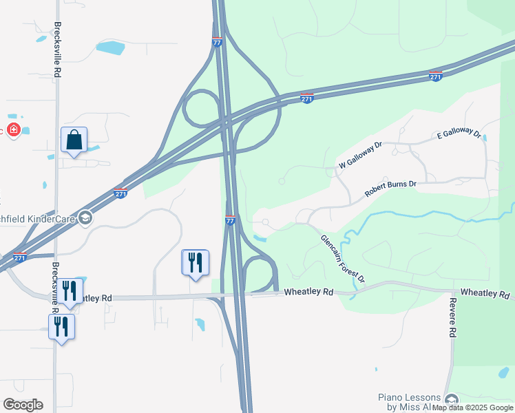 map of restaurants, bars, coffee shops, grocery stores, and more near 3721 Shetland Trail in Richfield