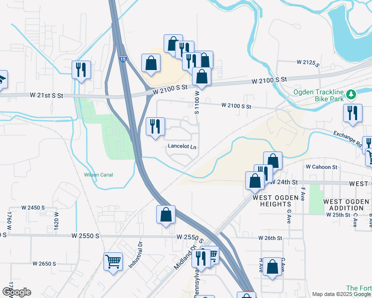 map of restaurants, bars, coffee shops, grocery stores, and more near 1129 Lancelot Lane in West Haven
